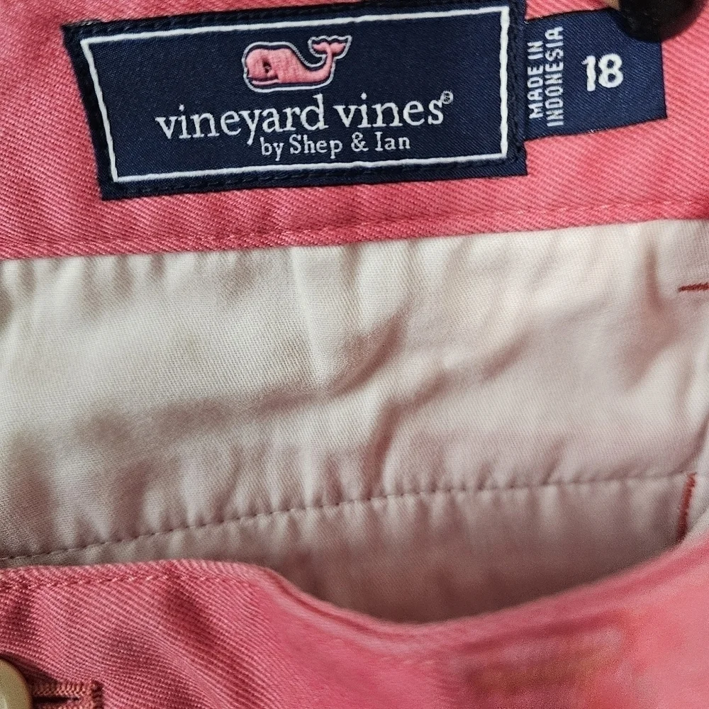 Vineyard Vines Boys' Breaker Pants Chinos Sailors Red Sz 18 Nwot